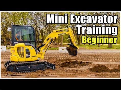 mini excavator tutorial|mini excavator training for beginner.